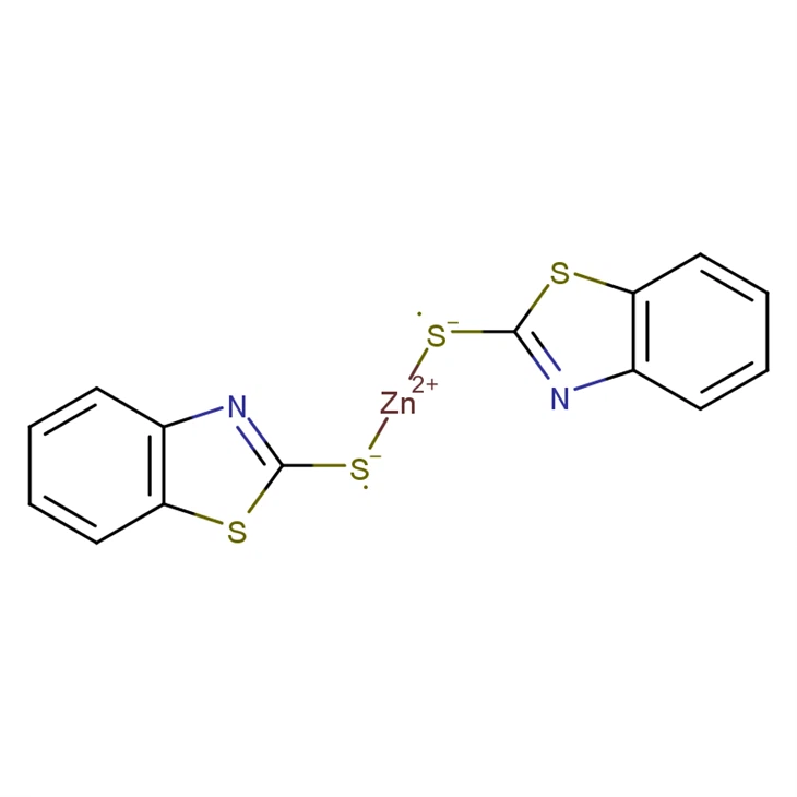 CAS:18907-31-8 促進剤 MZ;亜鉛、ビス(2(3H)-ベンゾチアゾールチオナト-κN3,κS2)-、(T-4)